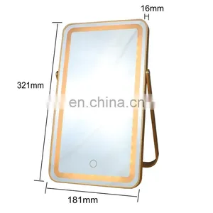 New Design Table Foldable Stand Touch Cosmetic Makeup Led Mirror Lamp thumbnail-4