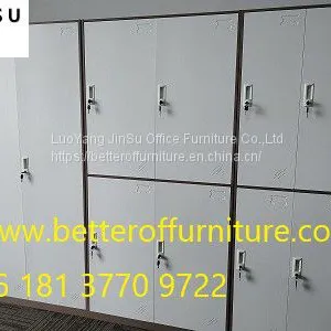 4 Door Steel Locker H1850XW900XD400mm Metal Furniture Wardrobe Storage Cabinet thumbnail-1