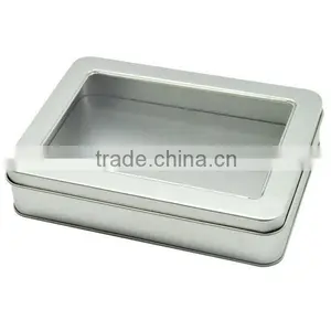 Tin Box With Clear Window thumbnail-1