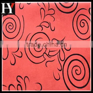 Flock In Flocked Fabric Oriental Upholstery Fabric thumbnail-1