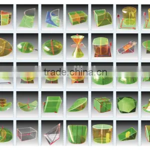 35pcs High School Acrylic Solid Geometry Models Set thumbnail-1