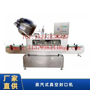 Price of Automatic Glass Jar/bottle Steam Vacuum Sealing Capping Machine for Sauce/juice/jam thumbnail-1