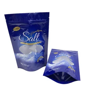 Resealable Heat Seal Foil Bath Salt Packaging / Himalayan Salt Bag With Window thumbnail-5