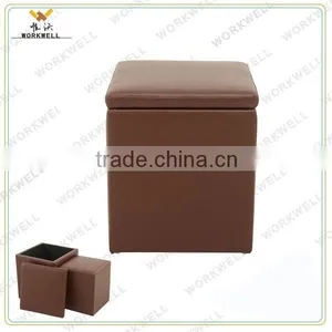 WorkWell Foldable Storage Ottoman Kw-D9022 thumbnail-2