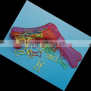 Bone Shape Paper Clip in Bone Shape PP Box With Printing thumbnail-1