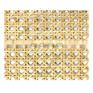 Open Structure Raw Weaving Rattan Cane Webbing Roll Wholesale Cheapest Price From High Quality VILATA Company thumbnail-1