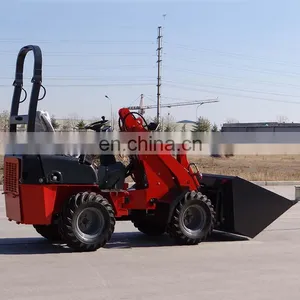 D25 Front Wheel Loader Small Construction Equipment Agriculture Steering Wheel Loader thumbnail-3