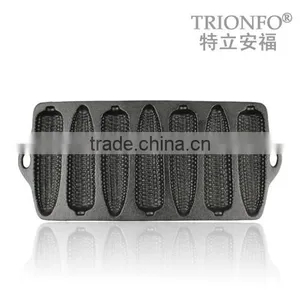 TRIONFO Corn Shaped Storing Cast Iron Flying Pan/cake Pan/baking Pan thumbnail-1