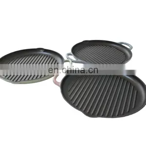 Custom Round Cast Iron BBQ Charcoal Grill thumbnail-3