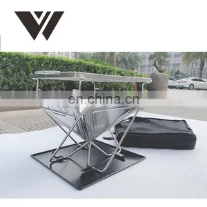 Portable Outdoor Camping Stove Bonfire Propane Fire Pit Fireplace Grill thumbnail-2