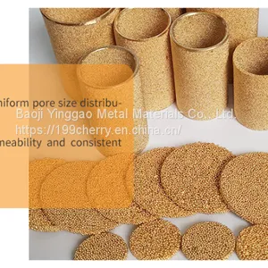 5um Porous Parts Sintered Copper Filter Disc thumbnail-4