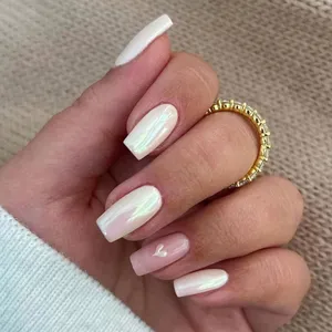 Cat's Eye Wearing Nail Tips Expensive Tan Detachable Nail Tips French Nail Art Premium Press on Nails SUQH thumbnail-4
