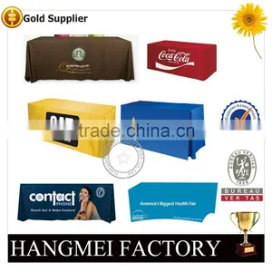 Wholesale 100% Polyester Rectangle Table Cloth HM-ZB45 thumbnail-1