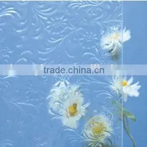 China Quality Figure Glass Pattern Glass With Design Baroque thumbnail-4