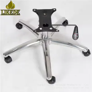 High Quality Aluminum Alloy Office Chair Stand Base Hot Sale Accessory Furniture Leg Gaming Boss Chair Base Metal Leg thumbnail-3