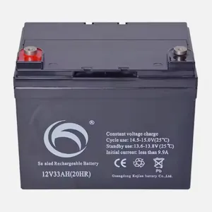Gel Battery 12V 33AH Deep Cycle Batteries thumbnail-1