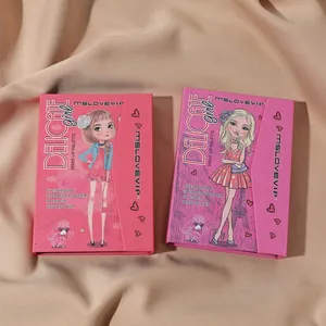 29 Color Eyeshadow Palette Book Customized Logo Girls Glitter Face Palette La Sombra De Ojos thumbnail-2