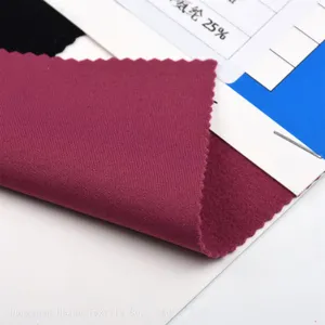 75% Nylon 25% Spandex Skin-friendly High Elasticity Double-sided Fleece Fabric Used for Winter Yoga Clothing and Outdoor Cycling Warm Fabric thumbnail-5