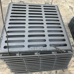 Iron High Load D400 E600 Durable Round Square Ductile Iron Manhole Cover Grate for Road Facilities thumbnail-1