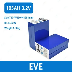 Original EVE LF105 3.2V 105Ah Grade A Prismatic LiFePO4 Cell For Solar Energy Storage Golf Cart Forklift thumbnail-5