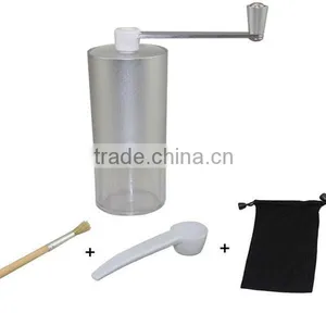 New Manual Coffee Grinder Aluminum Hand Crank Mill With Adjustable Ceramic Conical Burr Coffee Bean Grinder thumbnail-1