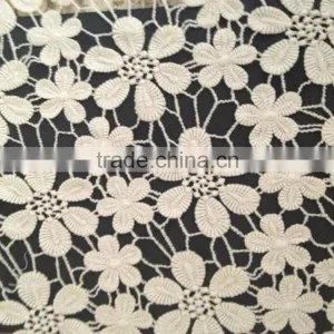 Accessory Hot Milk Silk Embroidery Full Lace With Flower Lace Fabric thumbnail-4