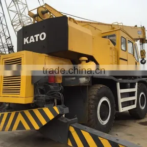 Japan Rough Terrain Crane KATO 25T Used Kato KR25H in Shanghai Yard Excellent Condition KATO SS500 thumbnail-1