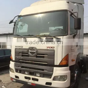 Used Good Condition Hino Tractor Head HINO 700 2011 Year in Shanghai thumbnail-1