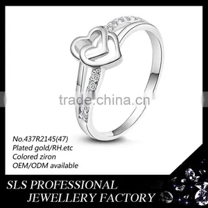 HK/EU/US 6mm 10mm Size Womens Ring Solid 925 Sterling Silver Ring CZ Micro Paved Wholesale Fashion Engagement Ring thumbnail-1