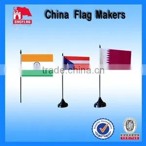 Custom Printing Table Flag With All Different National Logos thumbnail-1