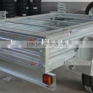 7*4 Hot-dipped Galvanized Box Trailer thumbnail-2