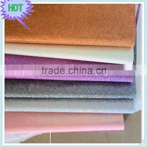 Hot Sell Cheap Glitter Net Fabric ,cheap Glitter Leather for Walls and Shoes thumbnail-2
