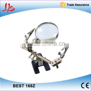 Original BEST 168Z Desktop Magnifying Glass With Clip for Cell Phone SMD Repair Soldering Tool thumbnail-1