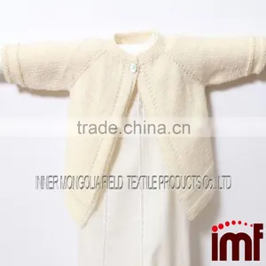 Mongolian Cashmere Newborn Baby Clothes Baby Cardigan thumbnail-1