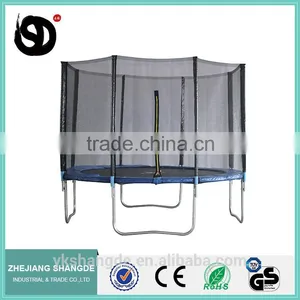 14 Big Heavy Duty Round Trampoline Round Fitness Mats With Child Safety Net thumbnail-6