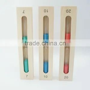 Wooden Sand Timer for Shower/wooden Sand Watch thumbnail-1