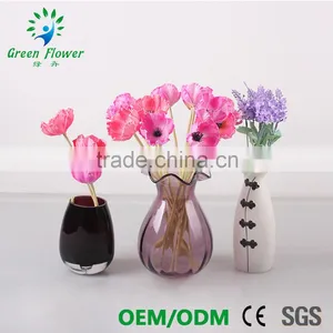 2016 Wholesale Multicolor Latex Artificial PU Flowers Poppie Real Touch Bouquet Wedding Bridal Decor Display Flower thumbnail-2