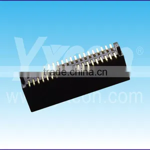 Made in China 1.27mm Pitch Vertical SMT Dual Row With Locating Pegs Box Header Connector thumbnail-4
