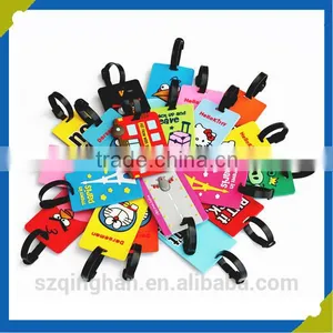 High Quality Luggage Tag Travel Rubber Luggage Tag Rubber Tag for Luggage/case/backpacks thumbnail-3