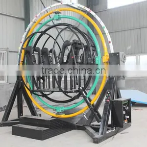 2016 Newest Outdoor Rotating Human Gyroscope With Trailer for Sale Quality Choice thumbnail-5