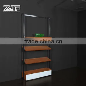 ZJF China Wooden Garment Wall Rack Display thumbnail-4