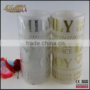 Wholesale LED Candle Bulbs Flameless Candles With Timer and Letter Printing thumbnail-2