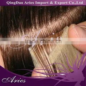 100% Human Hair #613 Color Adhesive Hair Extension Skin Weft thumbnail-1