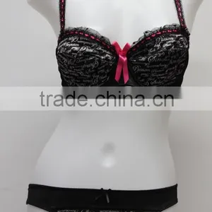 New Design Dispposable Underwear Women Bra and Panties Sets thumbnail-1