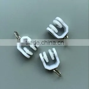 Stainless Steel Nylon Curtain Track Wheels thumbnail-1