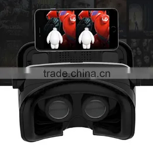 Hot !!! 2016 VR SHINECON Black Headmout 3D Glasses Google Cardboard + Bluetooth Controller Enjoy Free Shipping thumbnail-5