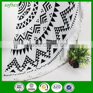Direct Buy China Hot Selling 100 Cotton Round Beach Towel thumbnail-2