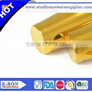 High Quality Stainless Steel Gold Plated 2pcs Boston Cocktail Shaker Set thumbnail-5