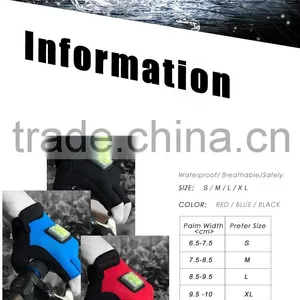 Safety Direction Gloves Half Finger L Size LED Cycling Gloves Smart Direction Turn Signal Bicycle Led Glove Light Cycling Glove thumbnail-3