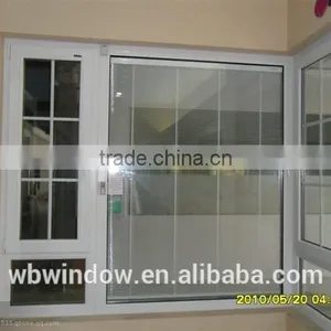 High Grade of Pvc Insulating Glass With Blinds Window for Sale thumbnail-4